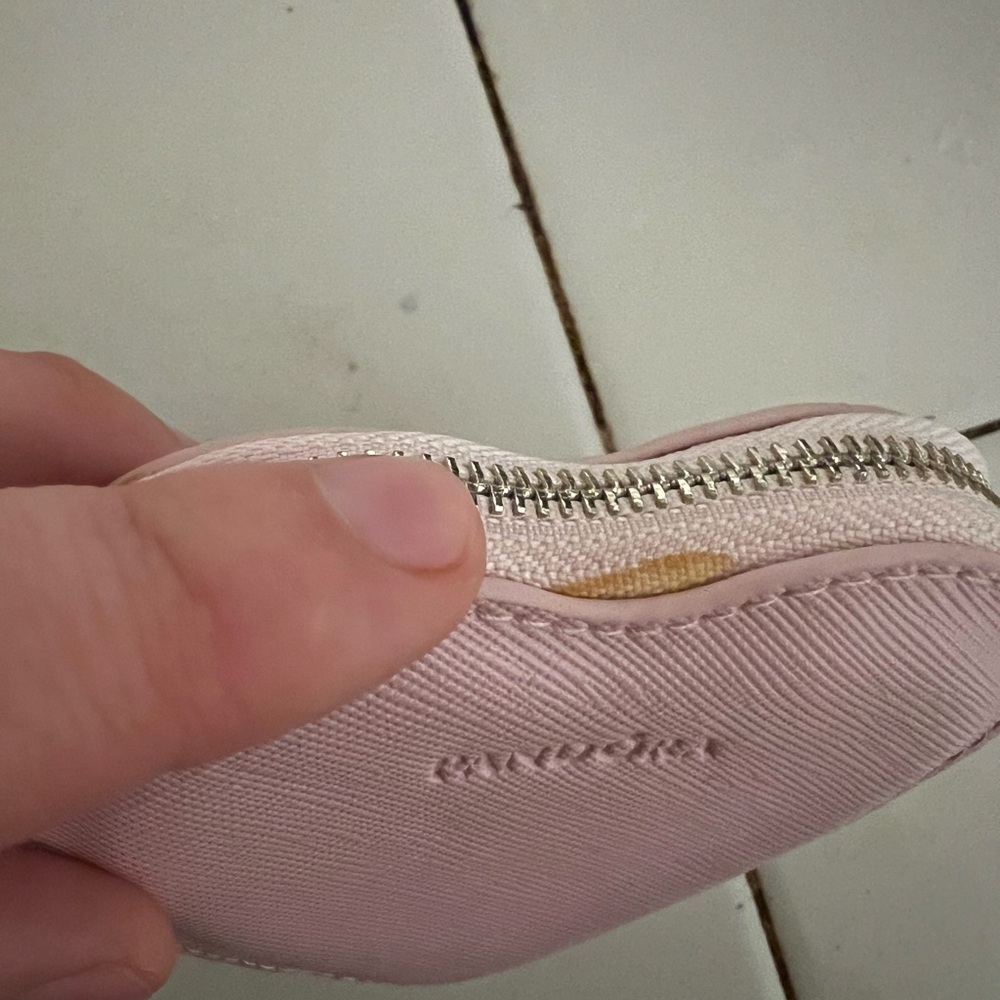 Pink Pandora Heart Shaped Change Purse - Picture 2 of 5